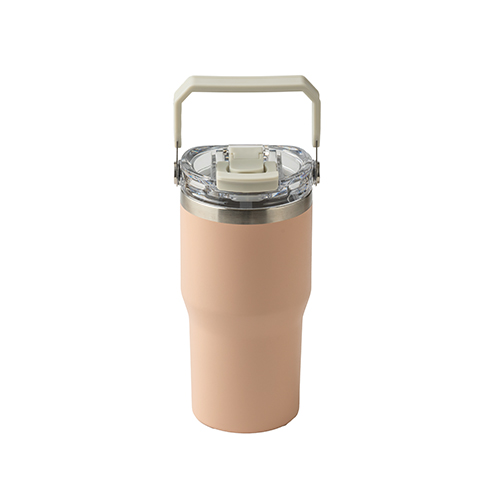 ストロー付き2WAYタンブラー(600ml)(ピンク)