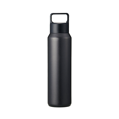 真空セラミック炭酸ボトル(800ml)(黒)