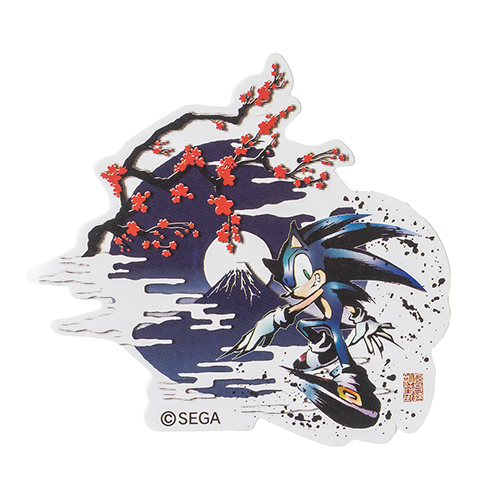 梅富士ソニックダイカットステッカー