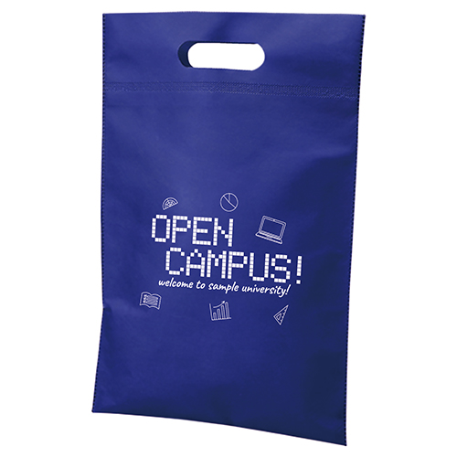 不織布バッグ(小判抜き)(ネイビー)