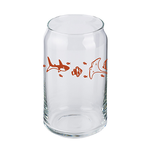 缶型グラス(490ml)(クリア)