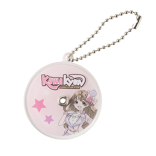 廻るアクリルキーホルダー(丸型)