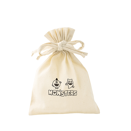 オーガニックコットン巾着M(ナチュラル)