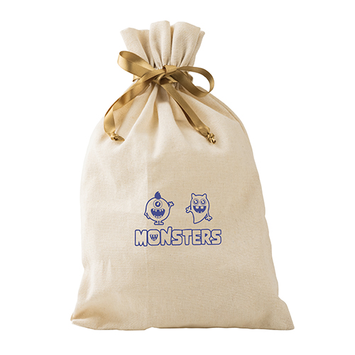 ラッピング巾着L(ナチュラル)※100個～注文可能