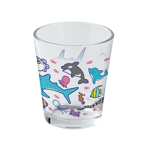 フルカラー印刷対応グラス(330ml)クリア