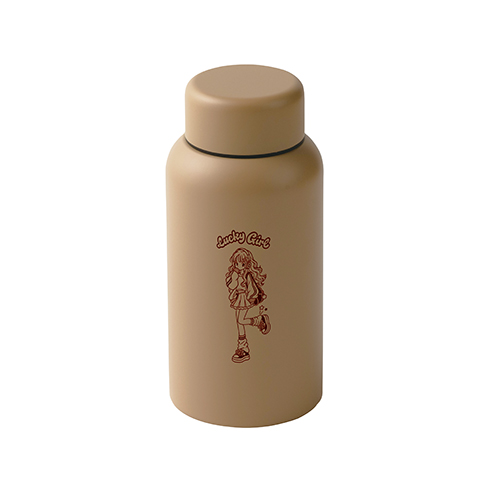 真空断熱ステンレスマグボトル(400ml)(ブラウン)