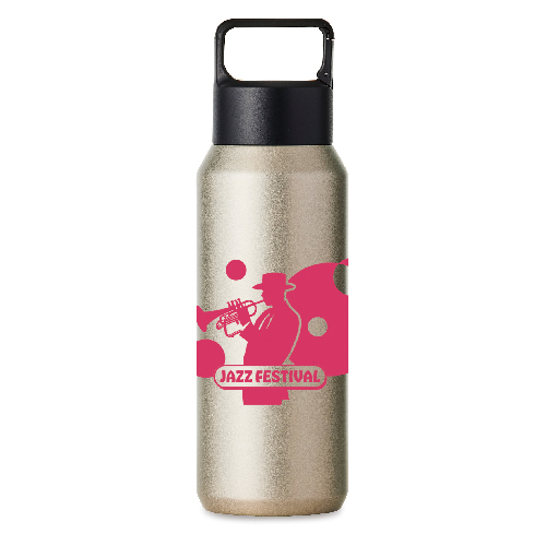 真空ステンレス炭酸ボトル(600ml)(シャンパンゴールド)
