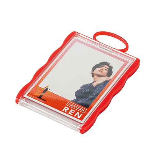 カードホルダーコンパクトミラー(レッド)