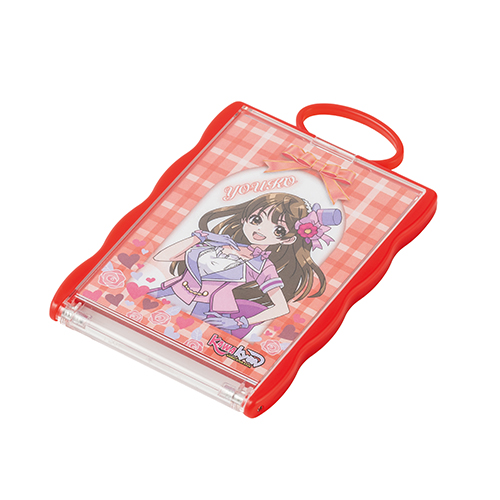 カードホルダーコンパクトミラー(レッド)