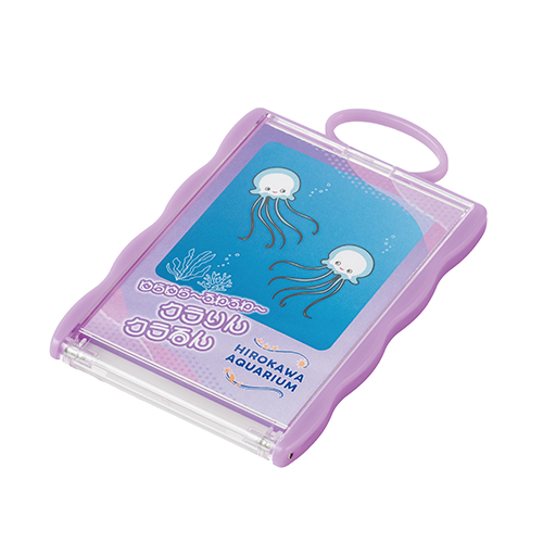 カードホルダーコンパクトミラー(パープル)