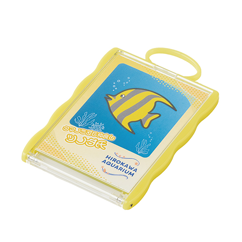 カードホルダーコンパクトミラー(イエロー)