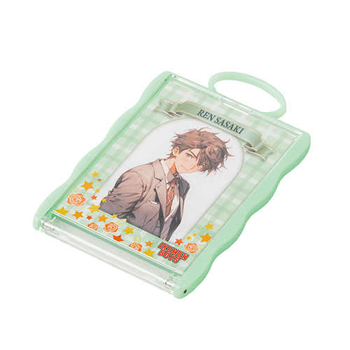 カードホルダーコンパクトミラー(グリーン)