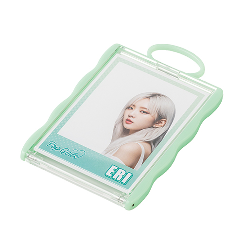 カードホルダーコンパクトミラー(グリーン)