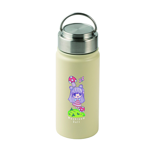 ステンレスボトル(500ml)(白)