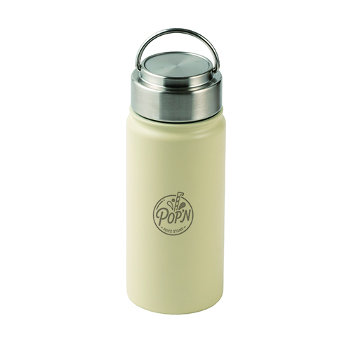 ステンレスボトル(500ml)(白)