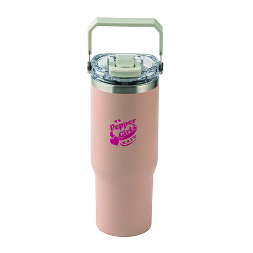 ストロー付き2WAYタンブラー(900ml)(ピンク)