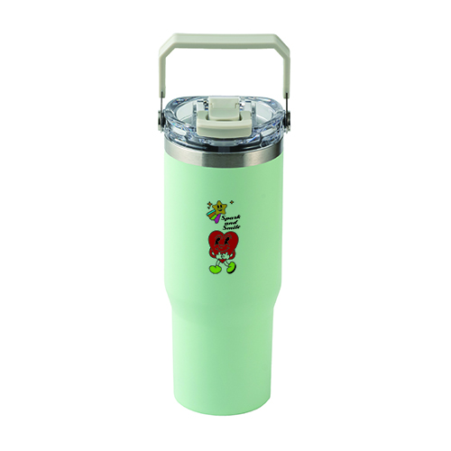 ストロー付き2WAYタンブラー(900ml)(グリーン)