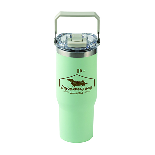 ストロー付き2WAYタンブラー(900ml)(グリーン)