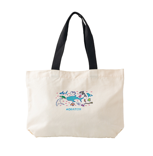 カラフルハンドルトート(黒)