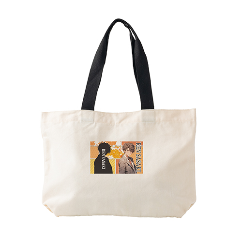 カラフルハンドルトート(黒)