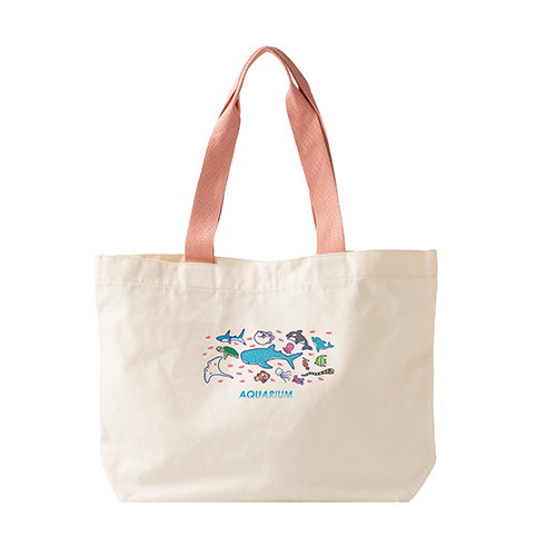 カラフルハンドルトート(ピンク)