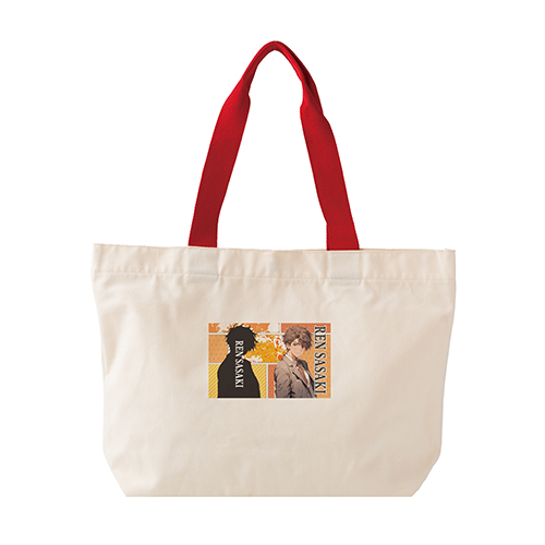 カラフルハンドルトート(レッド)