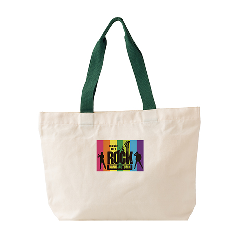 カラフルハンドルトート(グリーン)