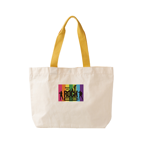 カラフルハンドルトート(イエロー)