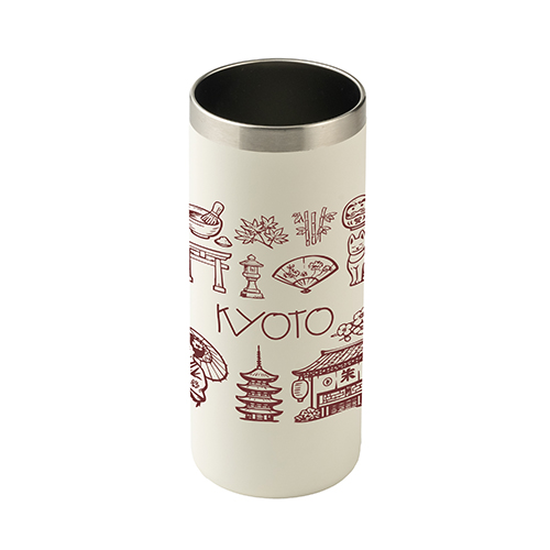 ストレートステンレスタンブラー(420ml)(白)