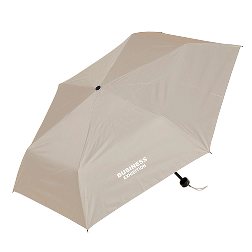 晴雨兼用折りたたみ傘(ベージュ)