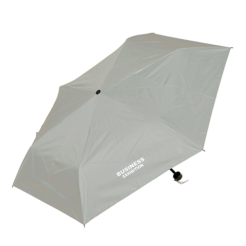 晴雨兼用折りたたみ傘(グレー)