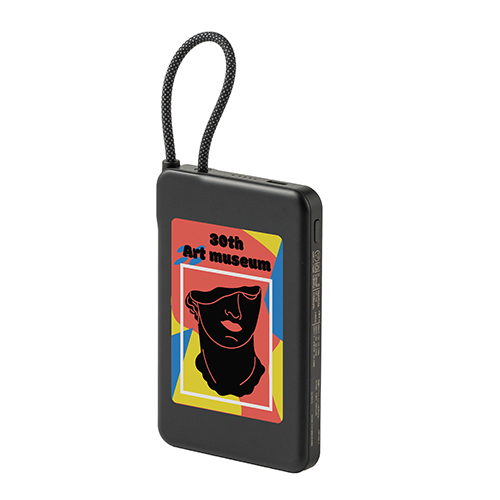 固体電池モバイルバッテリー(5,000mAh)(黒)