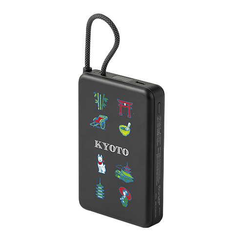 固体電池モバイルバッテリー(10,000mAh)(黒)