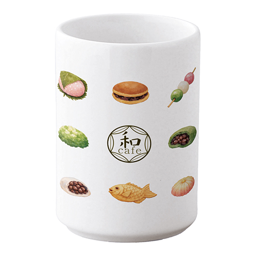 フルカラー印刷対応白湯呑(280ml)