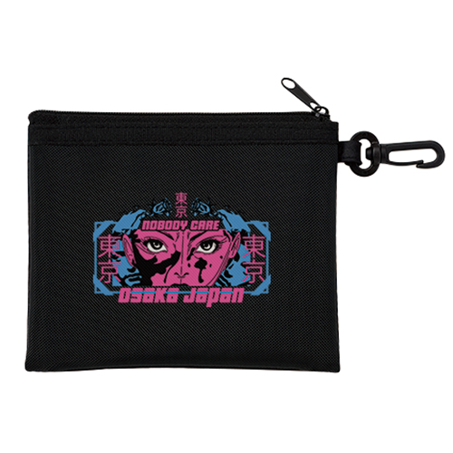 セパレートメッシュポーチ minimum(カラビナ付)(ブラック)