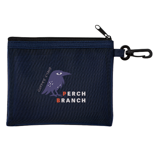 セパレートメッシュポーチ minimum(カラビナ付)(ネイビー)