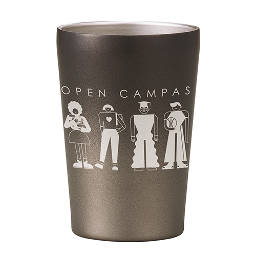 Re:ステンレスタンブラー(アースグラデーション)(350ml)(ブラック)