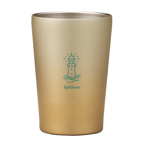 Re:ステンレスタンブラー(アースグラデーション)(350ml)(ゴールド)