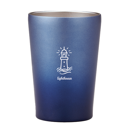 Re:ステンレスタンブラー(アースグラデーション)(350ml)(ネイビー)