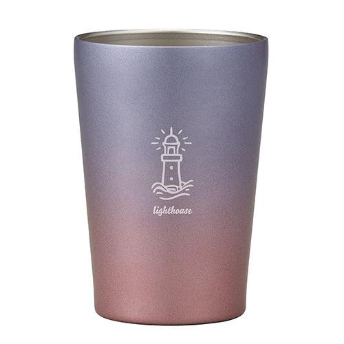 Re:ステンレスタンブラー(アースグラデーション)(350ml)(パープル)