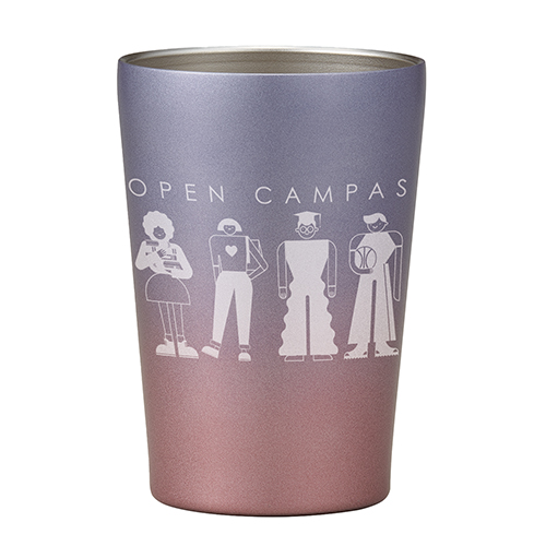 Re:ステンレスタンブラー(アースグラデーション)(350ml)(パープル)