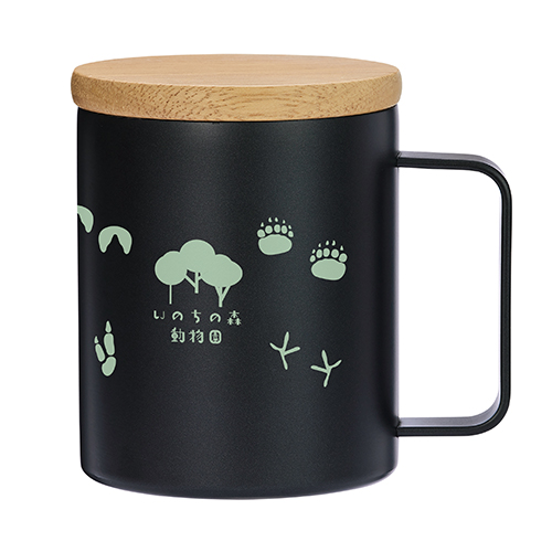 ウッドキャップ・ステンレスマグ(400ml)(ブラック)