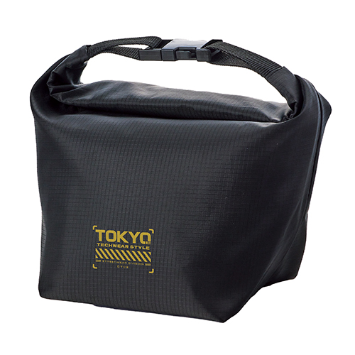 テントクロス保冷温ランチバッグ(ブラック)