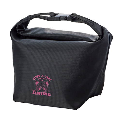 テントクロス保冷温ランチバッグ(ブラック)