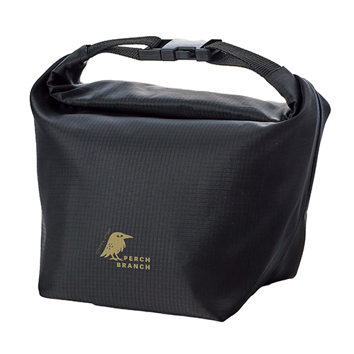 テントクロス保冷温ランチバッグ(ブラック)