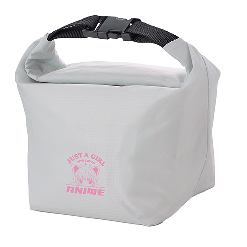 テントクロス保冷温ランチバッグ(グレー)
