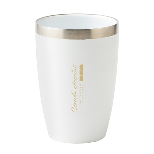 セラミック加工ステンレス断熱タンブラー(430ml)(白)