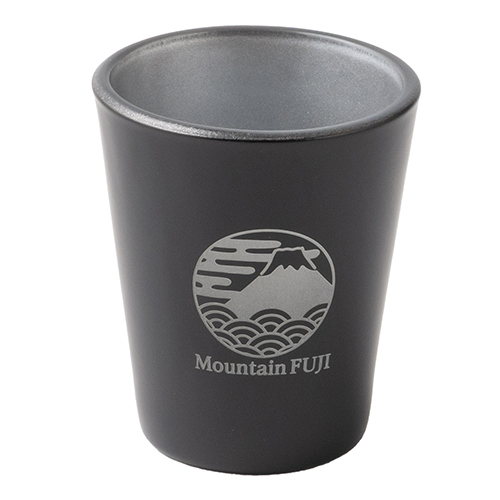 墨黒ショットグラス(50ml)(シルバー)