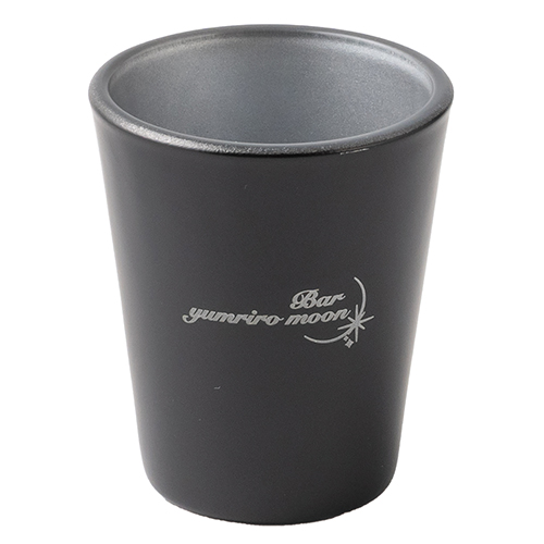 墨黒ショットグラス(50ml)(シルバー)