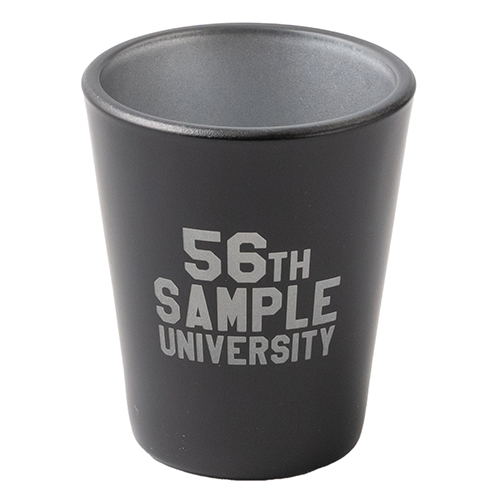 墨黒ショットグラス(50ml)(シルバー)